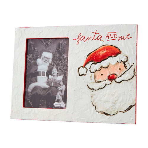 Santa and Me Painted Frame