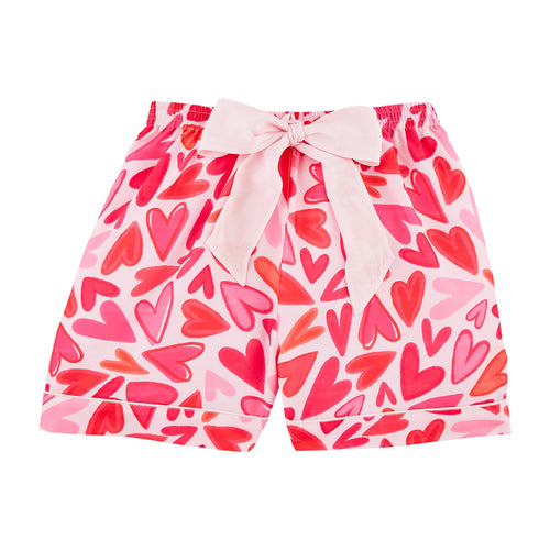 Valentine Pajama Shorts