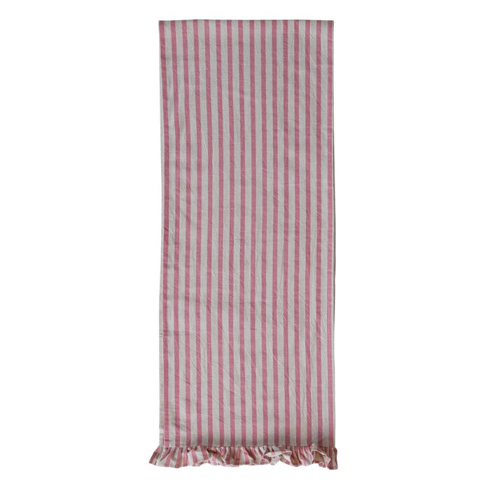 Stripe Ruffle Runner