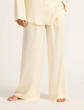 Load image into Gallery viewer, Vegan Silk Wide Leg Sleep Pant Pearl