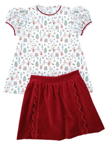 Kate Skirt Set Nutcracker