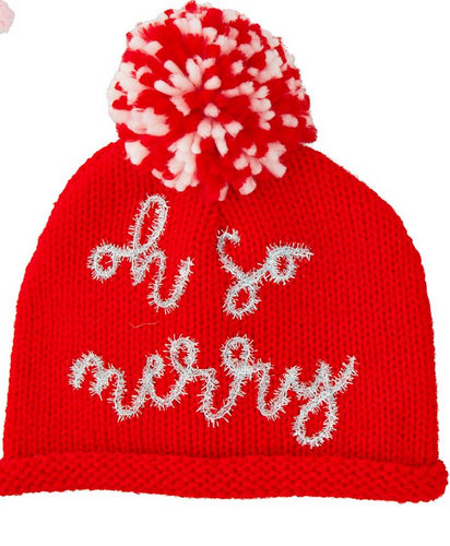 Red Holiday Sparkle Hats