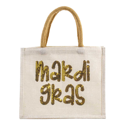 Mardi Gras Sequin Mini Tote