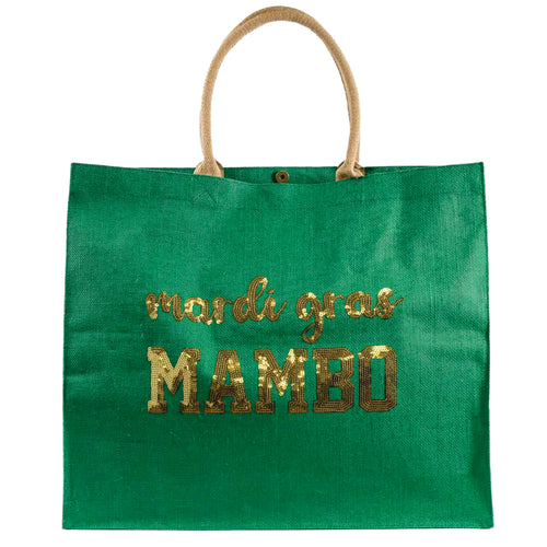 Mardi Gras Sequin Tote