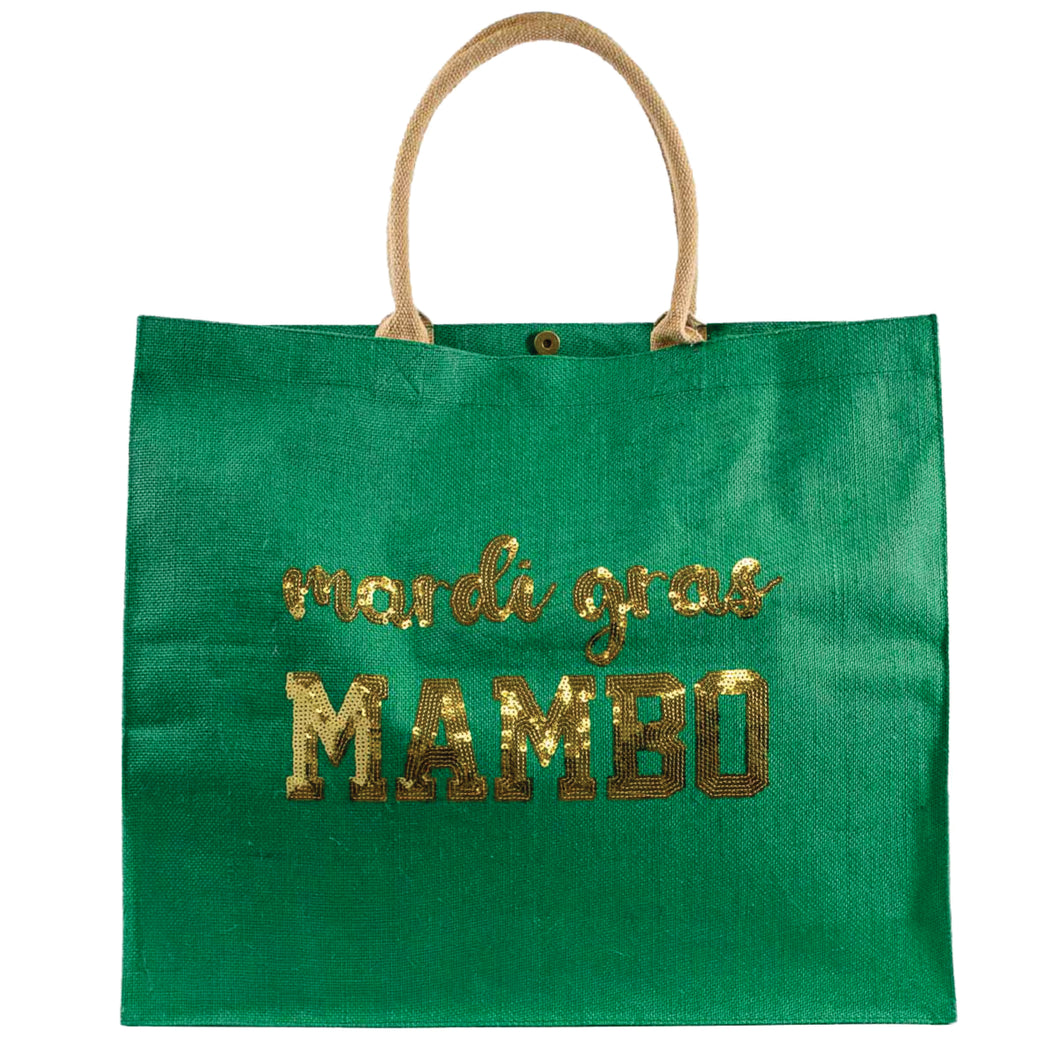 Mardi Gras Sequin Tote